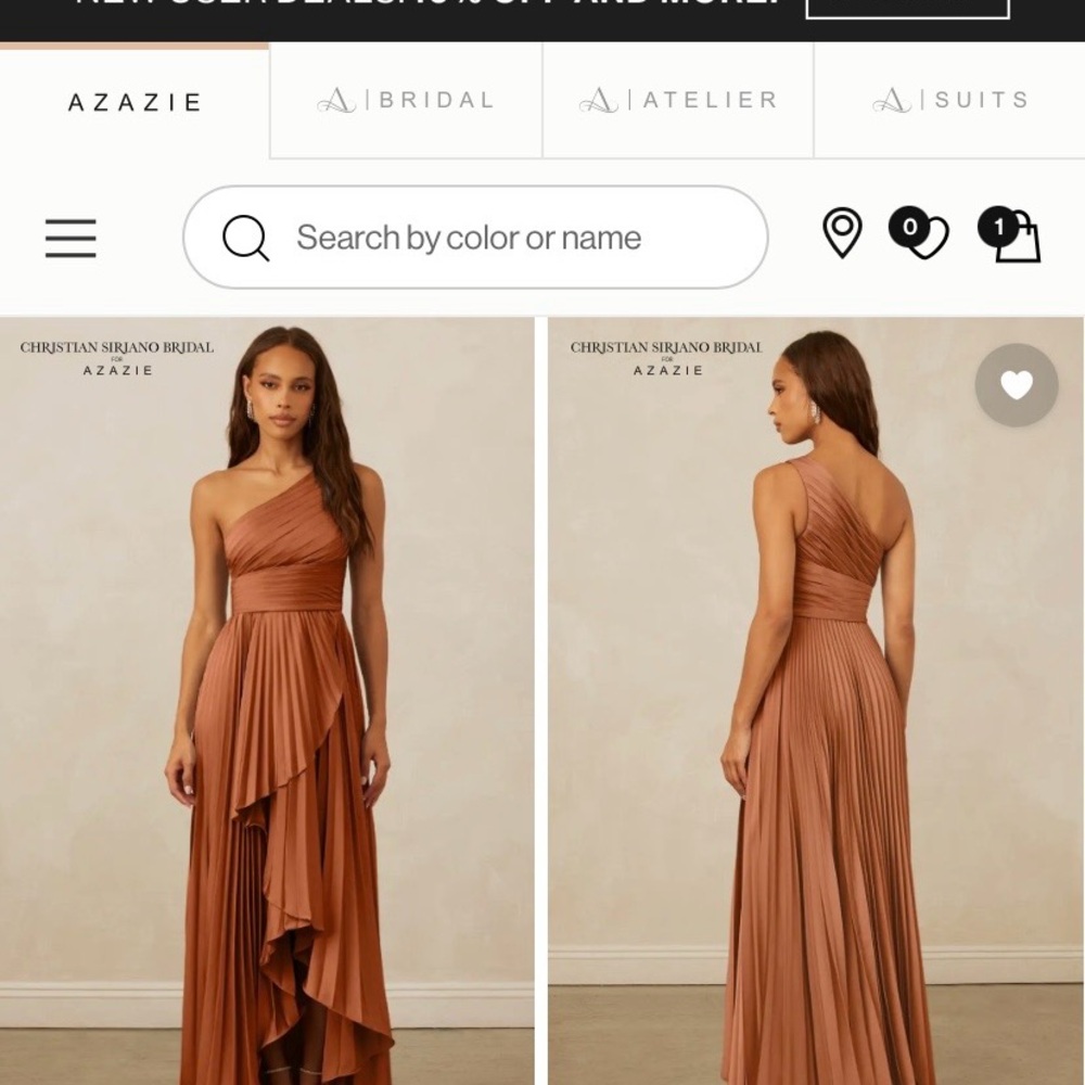 Azazie One-Shoulder Dress